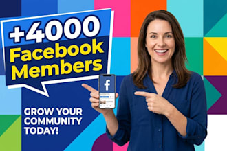 grow instant new 4000 facebook members