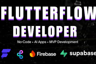 build flutterflow app, flutterflow mobile app,mobile app developer