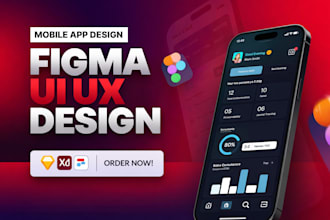 design modern app design ui for your mobile app design