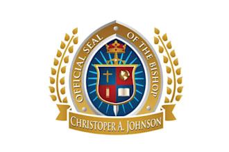 design exceptional logo, bishop seal, church seal, branding etc