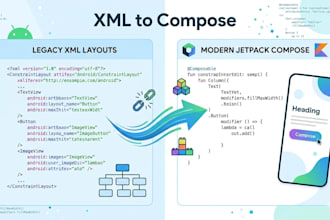 convert your XML layouts to jetpack compose