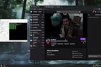 create automated tiktok live bot, twitch bot, instagram api bot, youtube api bot