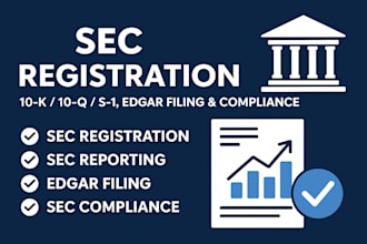manage your sec registration, edgar filings, and s 1 ipo compliance professional