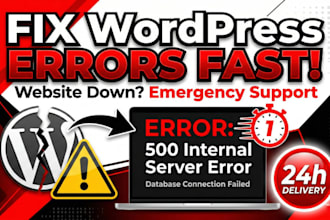 fix wordpress critical error or website down fast