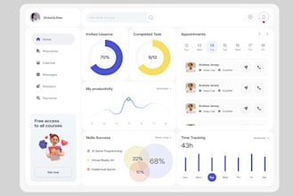 develop school management system fee tracking student portal and admin dashboard