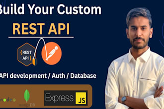 do rest API development with nodejs, expressjs and mongodb