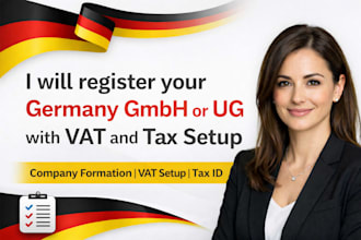 register your germany gmbh or ug with vat and tax setup