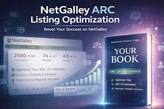 promote and optimize your netgalley arc listing for book promotion