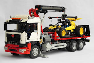 design 3d lego model lego truck model car model toy model lego technic