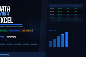 analyze your sales data and create a professional excel report