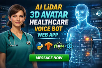 build ai lidar 3d avatar healthcare conversational voice bot interaction web app