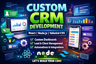 develop a custom CRM system for your bussiness