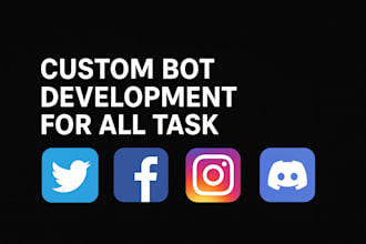 build ai powered twitter bot, auto posting bot and instagram api automation bot