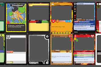 design your card game frames