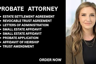 handle probate applications, estate administration, trusts and heirship filings