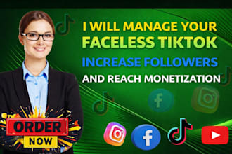 grow and monetize your faceless tiktok