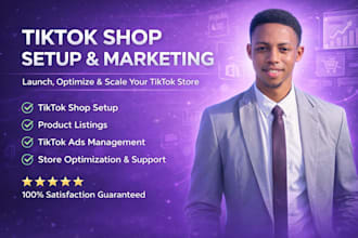 set up and manage your tiktokshop account for conversion