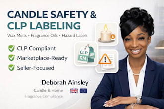 handle candle safety compliance, oil label, fragrance hazard label, clp label