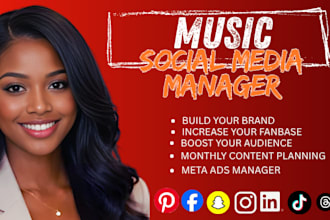 manage social media for music artists and grow engagement fast