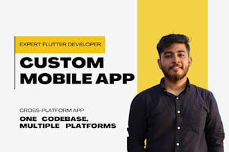 be your expert flutter mobile app developer