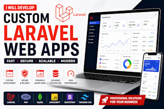 custom laravel web application development