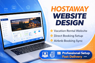 build hostaway vacation rental website with airbnb booking sync