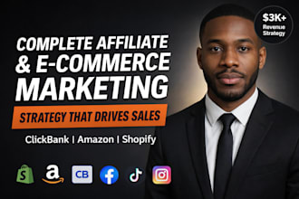 do clickbank affiliate marketing, shopify, amazon affiliate website promotion