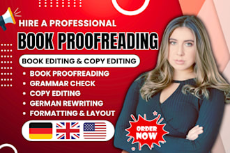 proofread copy edit and grammar check german or english text novel book editor