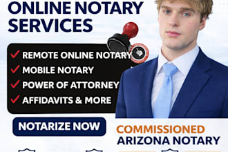 provide fast and secure online notary services in arizona