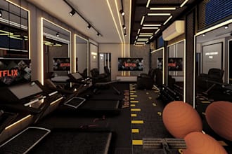 design home gym setup,fitness studio interior,floor plan,athletic club,yoga room