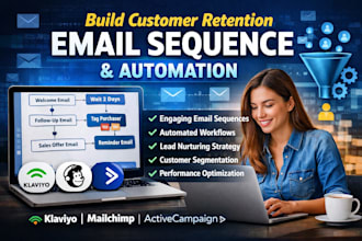 create customer retention email sequence automation email campaign