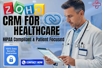 build a hipaa compliant zoho healthcare CRM to automate your clinic