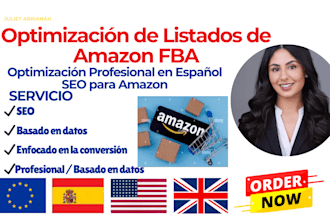 optimiza tu lista de amazon fba en español para aumentar las ventas