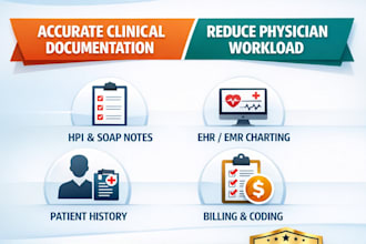 medical scribe services and clinical notes