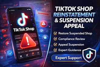 tiktok shop reinstatement and suspension appeal expert support