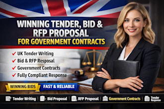 write winning tender, bid and rfp proposal for government contracts