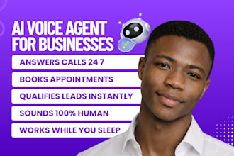 create an ai voice agent that answers, qualifies and books calls automatically