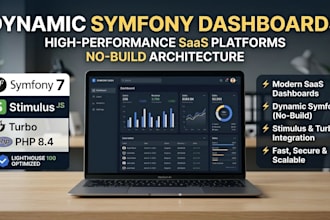 build a dynamic saas dashboard with symfony and stimulus js