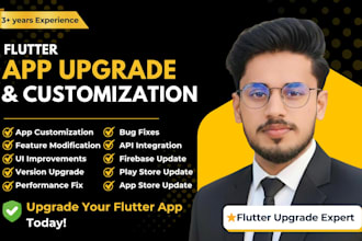 customize, modify, or upgrade your flutter mobile app