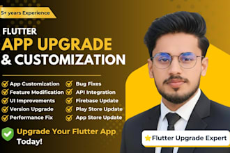 customize, modify, or upgrade your flutter mobile app