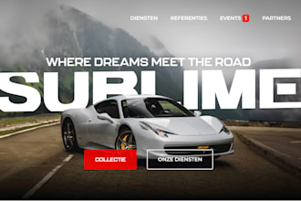 make responsive online car dealership website, car booking auto parts website