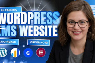 build wordpress elearning lms website with learndash tutor lms learnpress