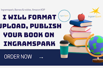 format, upload, publish, your book on ingramspark