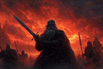 create an epic fantasy book cover