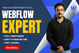 design a modern webflow portfolio or blog website with SEO