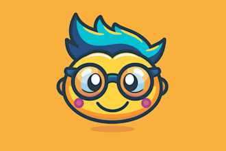 create a retro style cartoon mascot illustration