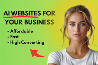 do website development, develop ai websites, design websites for your business