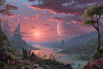 design stunning fantasy landscape