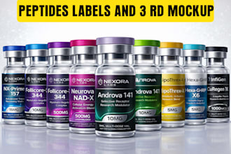 do product label,peptide vial label,peptide sarms label