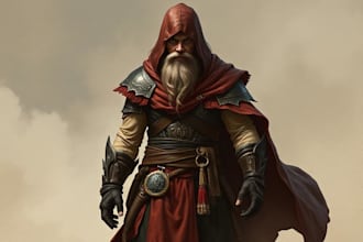 draw d and d character according to your requirement